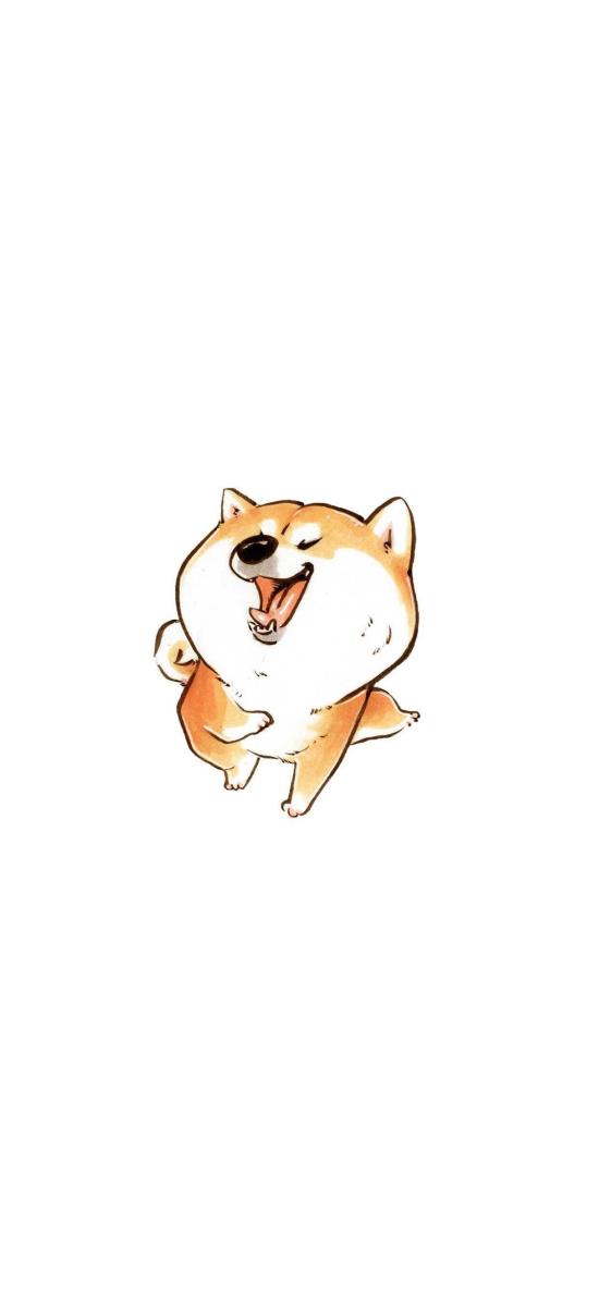 动漫柴犬图片,动漫柴犬图片，治愈瞬间，满满的爱意